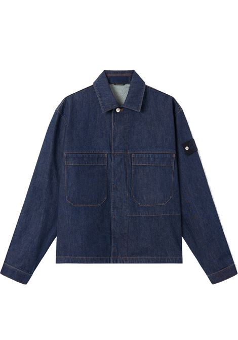 giacca indigo denim-rindes man blu STONE ISLAND | K2S15 Q100027 S00J7VJ201